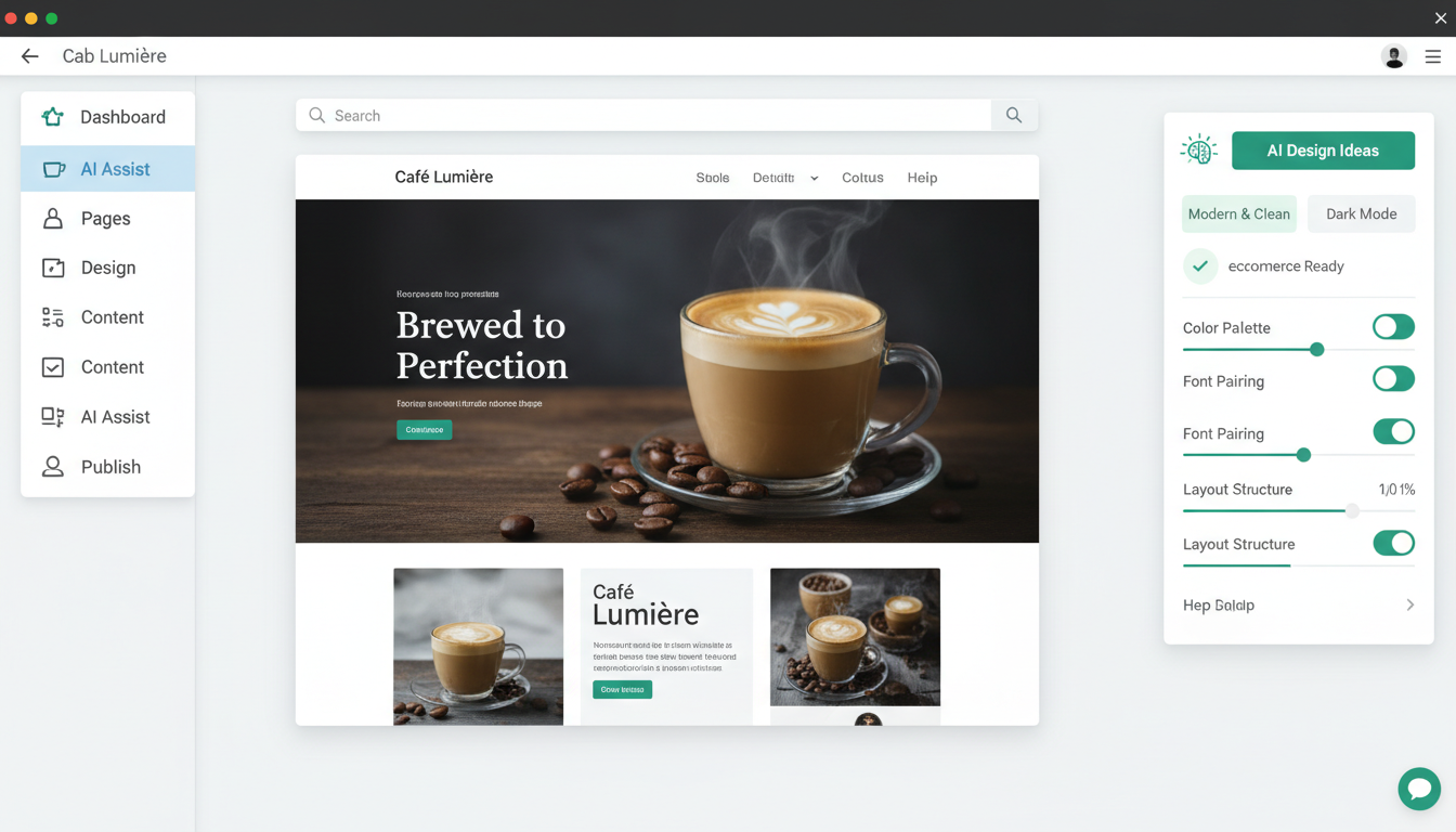 Giao diện trực quan, dễ sử dụng của một công cụ AI thiết kế web - AI thiết kế web đột phá: Tự động hóa WordPress, hiệu quả vượt trội!