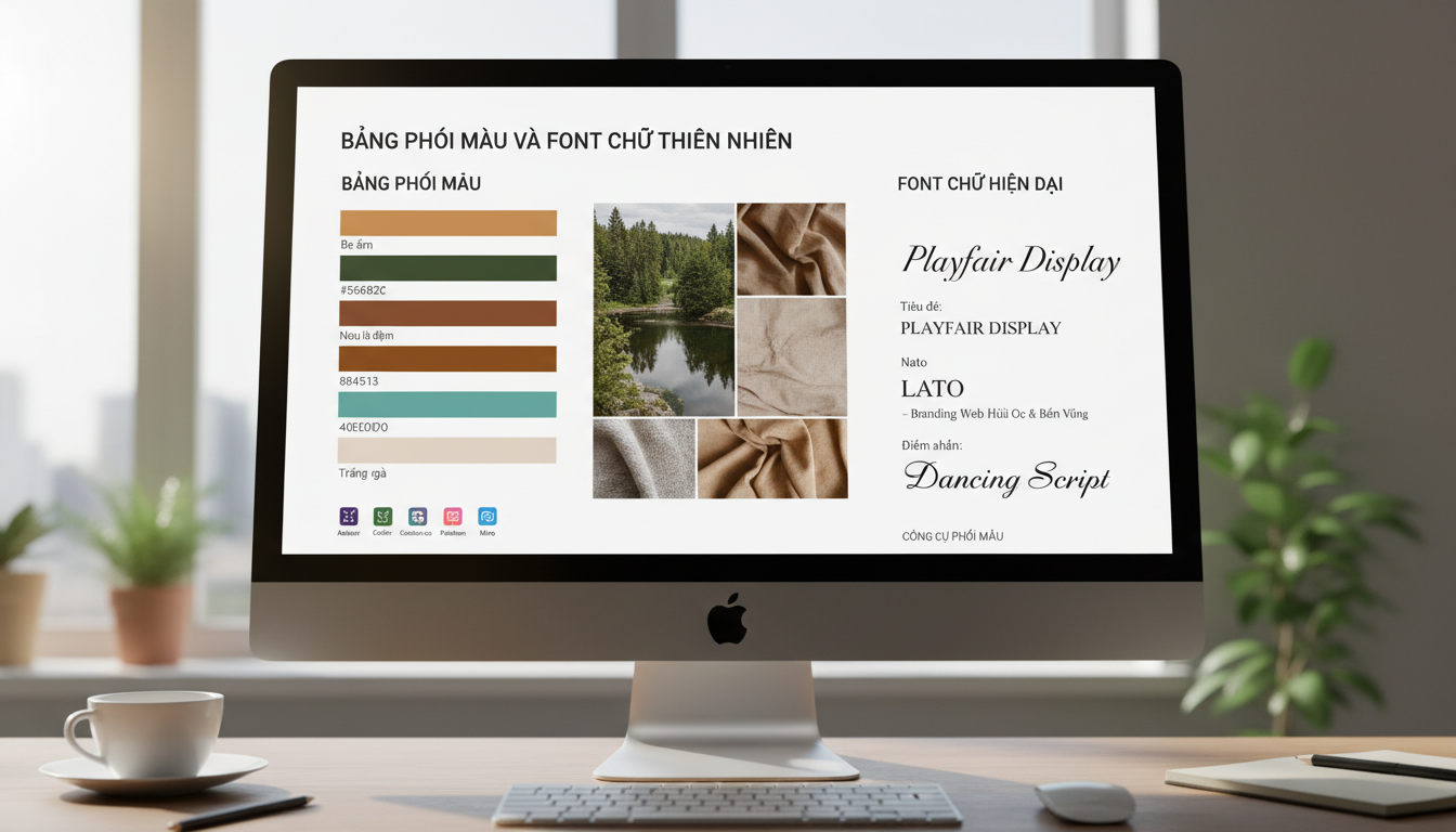 Sự kết hợp giữa màu sắc và typography là nền tảng của thiết kế web cảm xúc - Vibe code web: Bí quyết đỉnh cao tạo dấu ấn thương hiệu